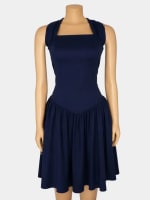 Navy blue Reva Halter Dress